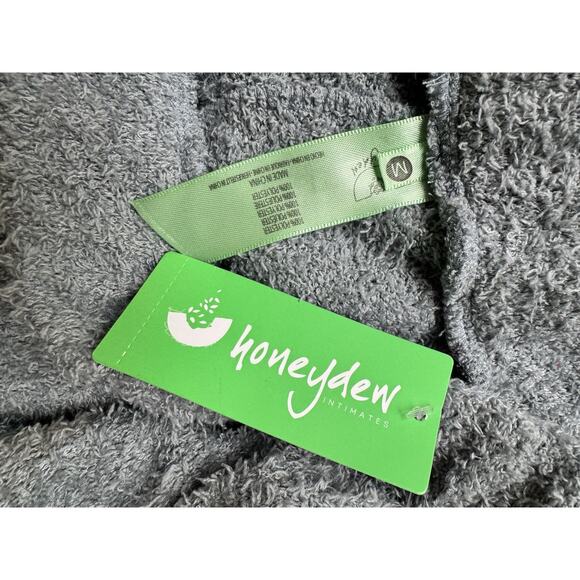 NWD Honeydew Intimates Blue Fuzzy Wide Leg Panama Pants Women’s Size Medium - Picture 7 of 8